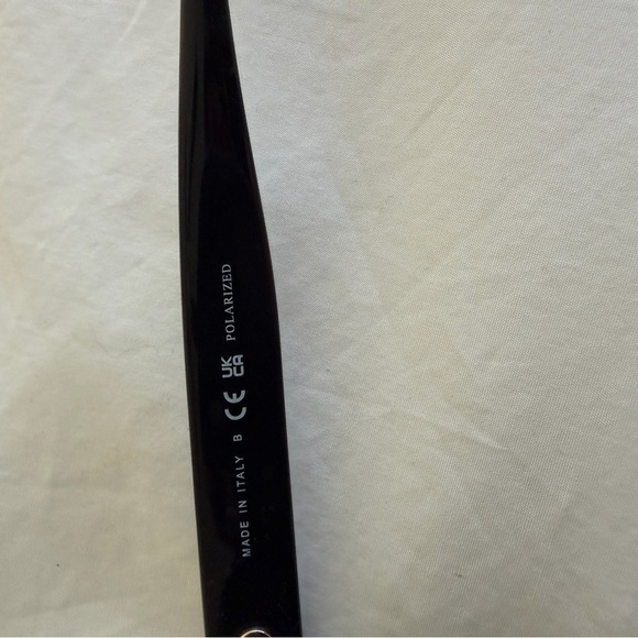 Black Cat-Eye Sunglasses with Pearl Accent - Women Accessories - Picture 4 of 8